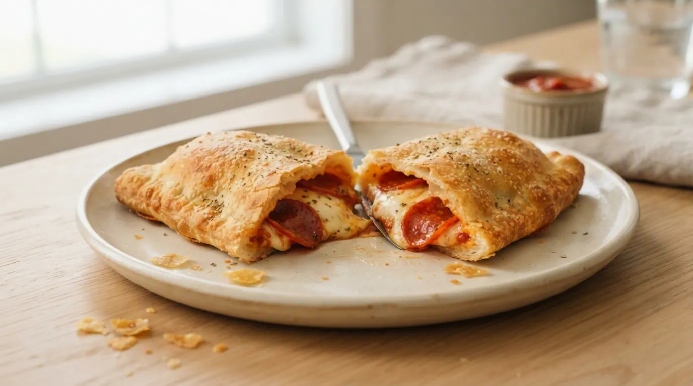Hot Pockets cooked in an air fryer