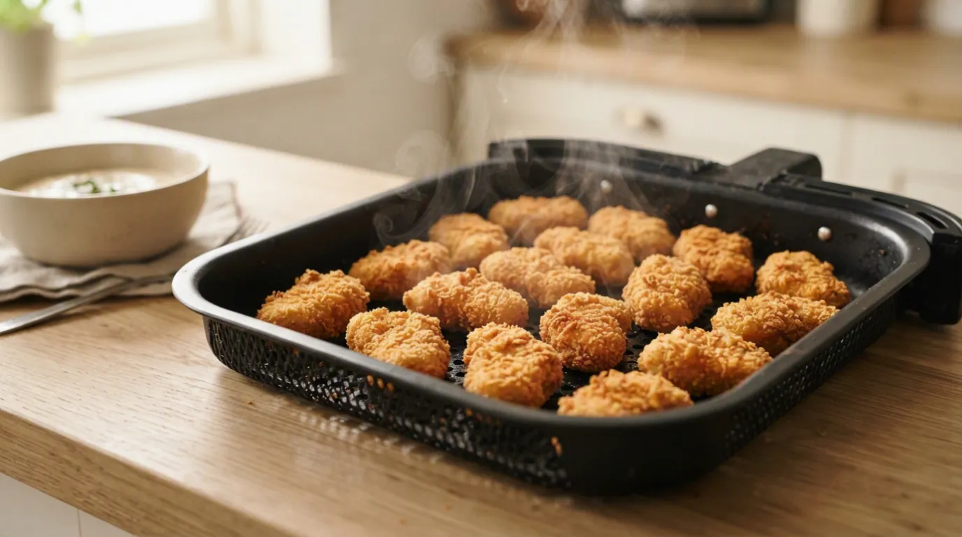 Tyson Chicken Nuggets cooked in an air fryer