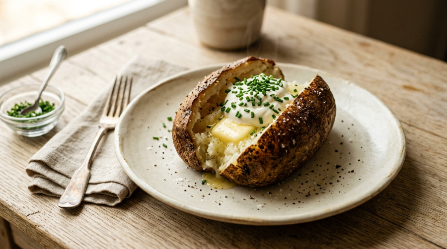 Air fryer baked potato