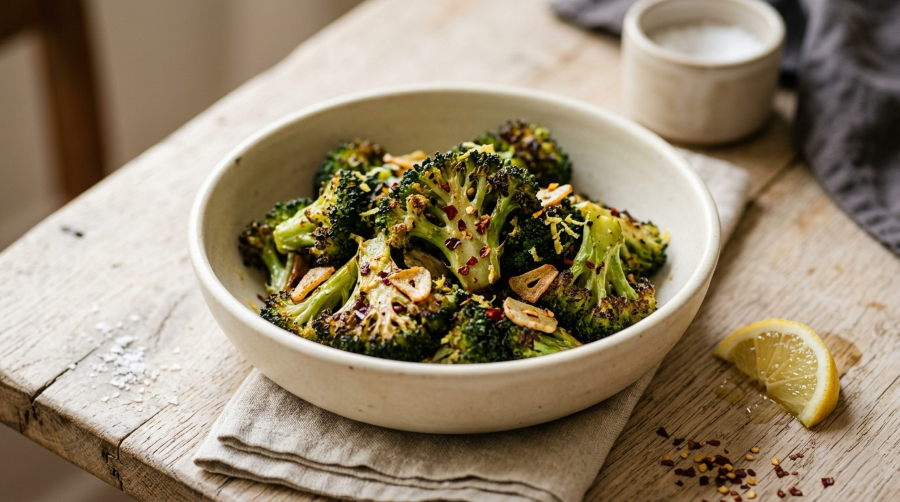 Air fryer broccoli
