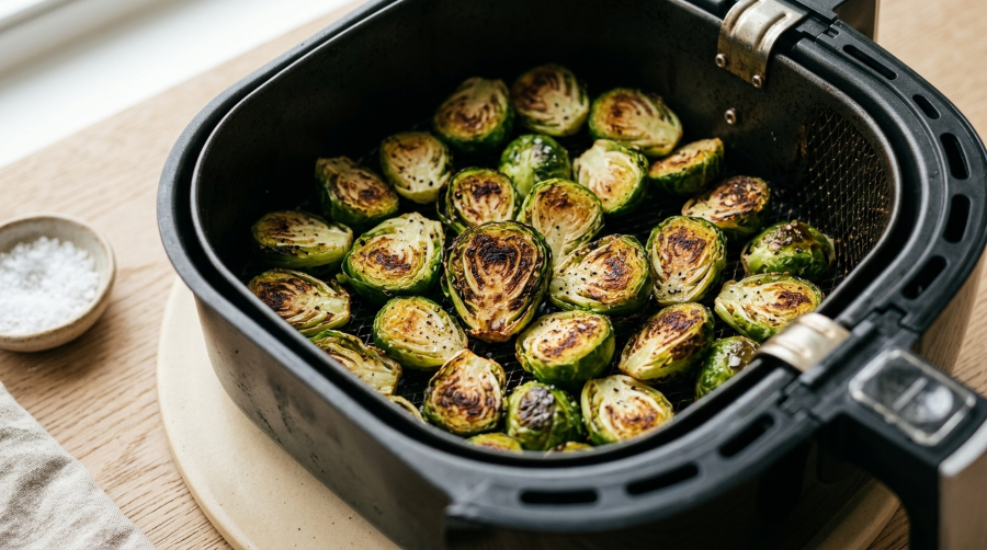 Air fryer brussels sprouts
