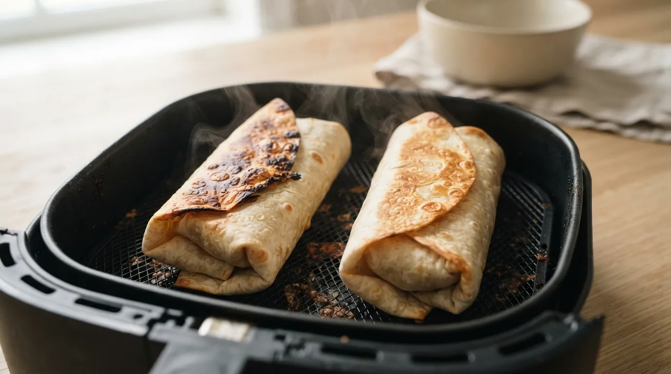 Air fryer burritos