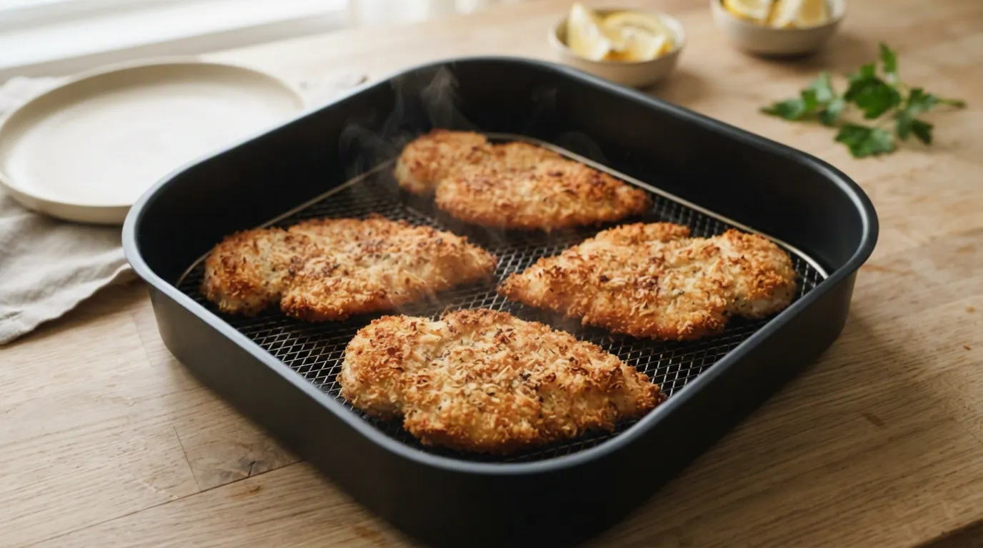 Air fryer chicken cutlets