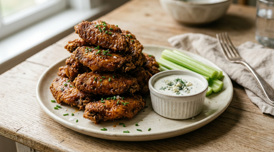 Air fryer chicken wings
