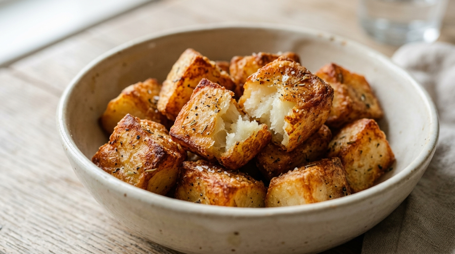 Air fryer cubed potatoes