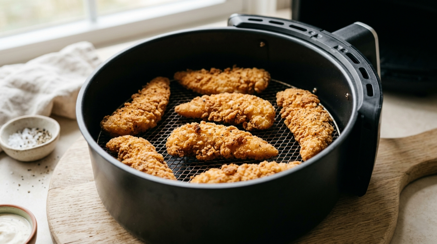 Air fryer frozen chicken tenders