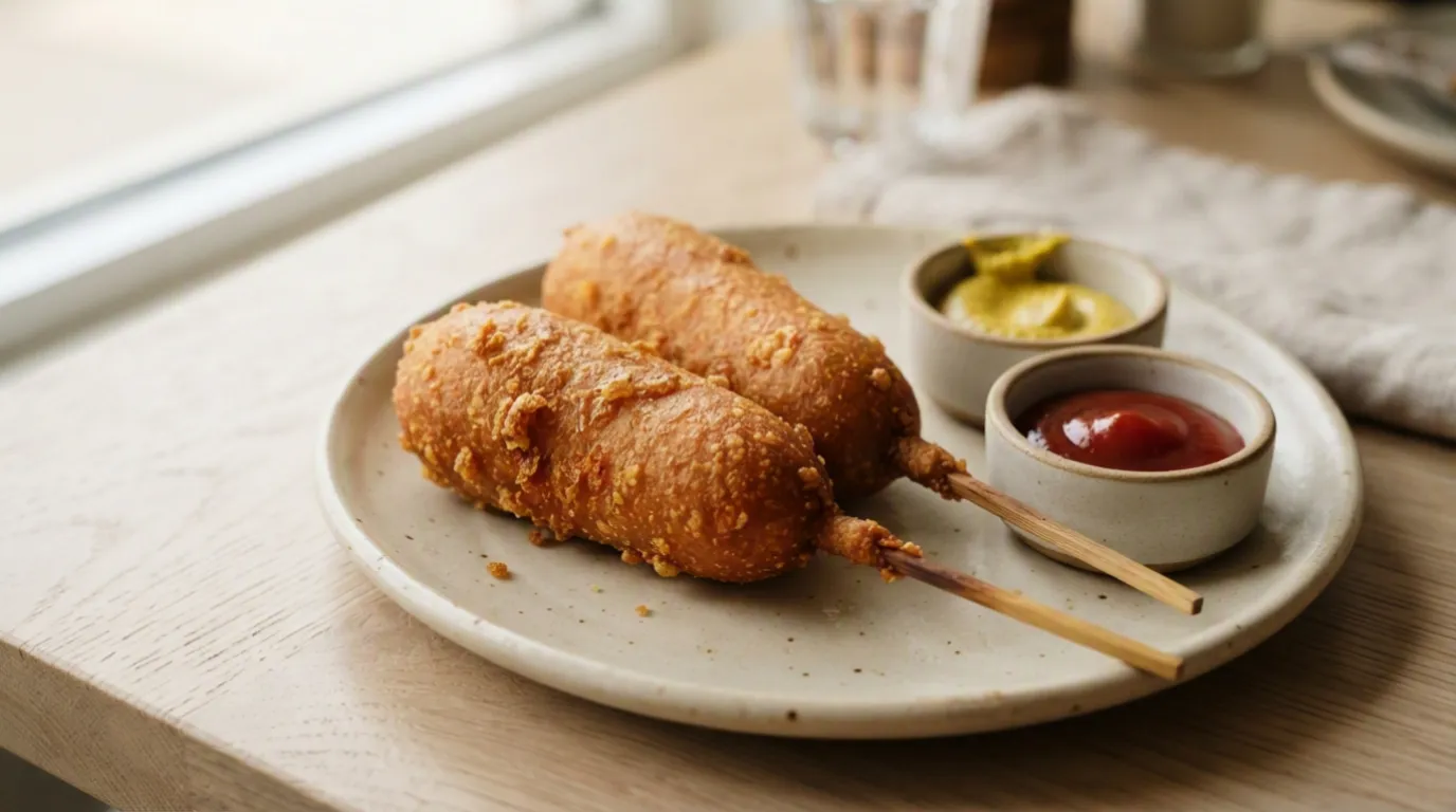 Air fryer corn dogs
