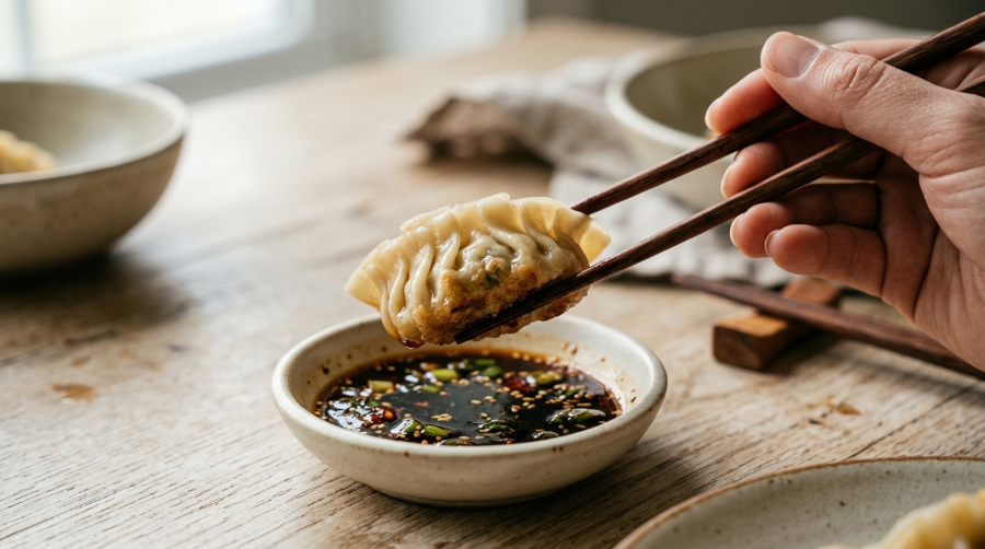 Air fryer frozen dumplings