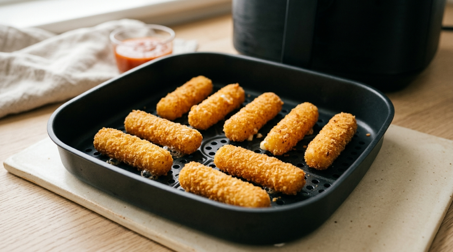 Air fryer frozen mozzarella sticks