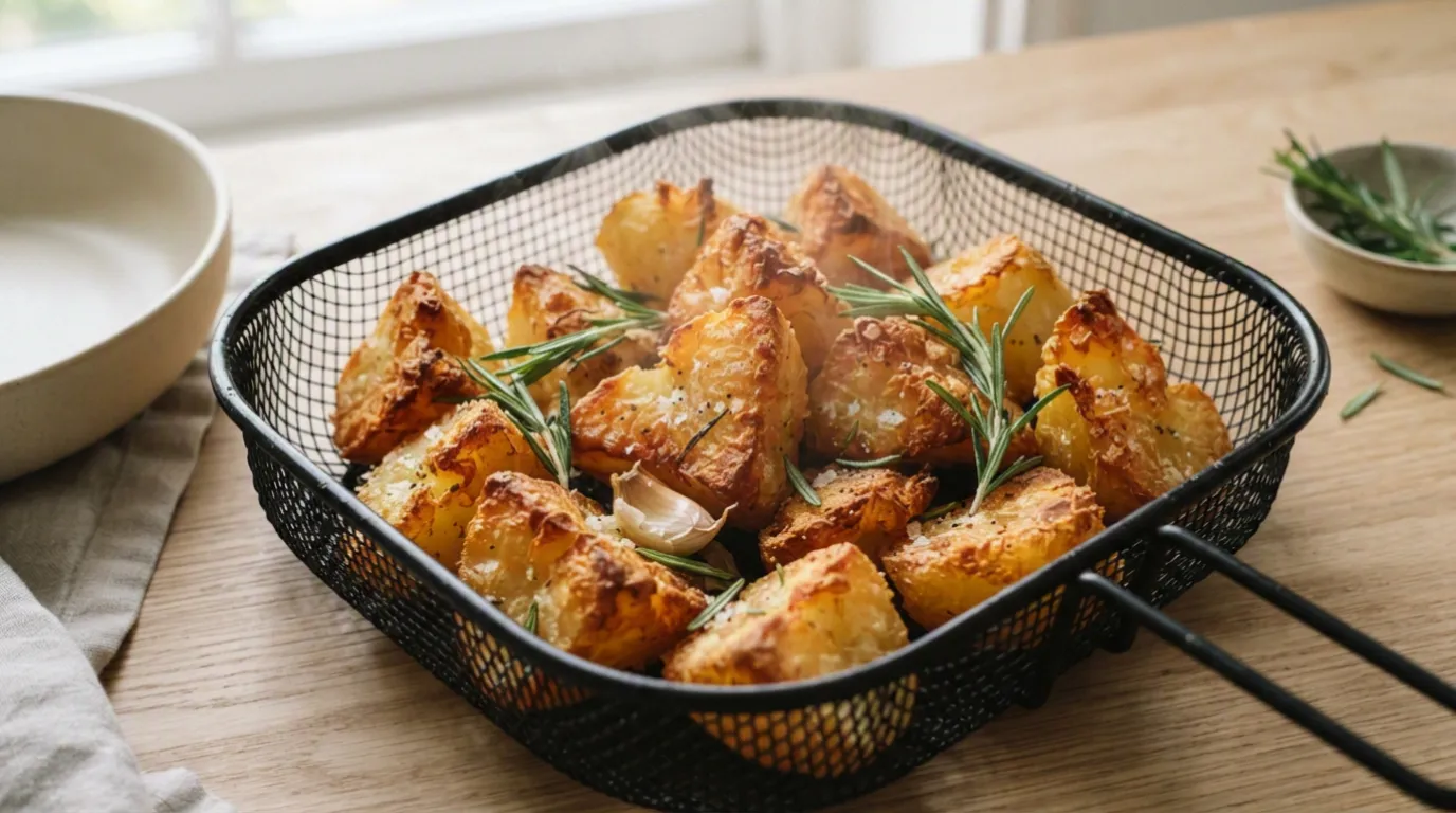 Air fryer roasted potatoes