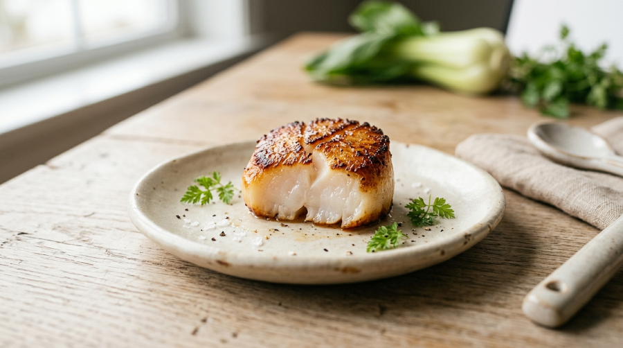 Air fryer scallops