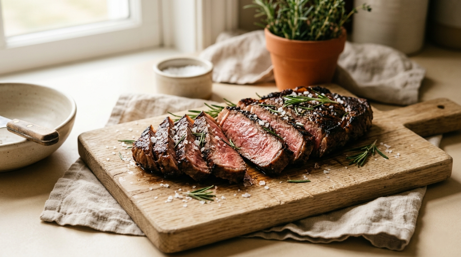Air fryer steak