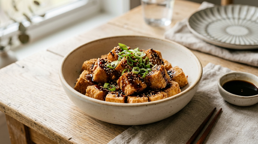 Air fryer tofu