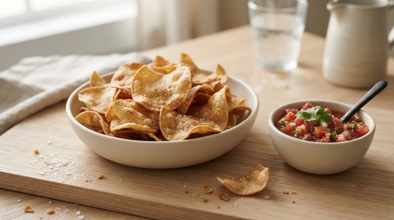 Air fryer tortilla chips